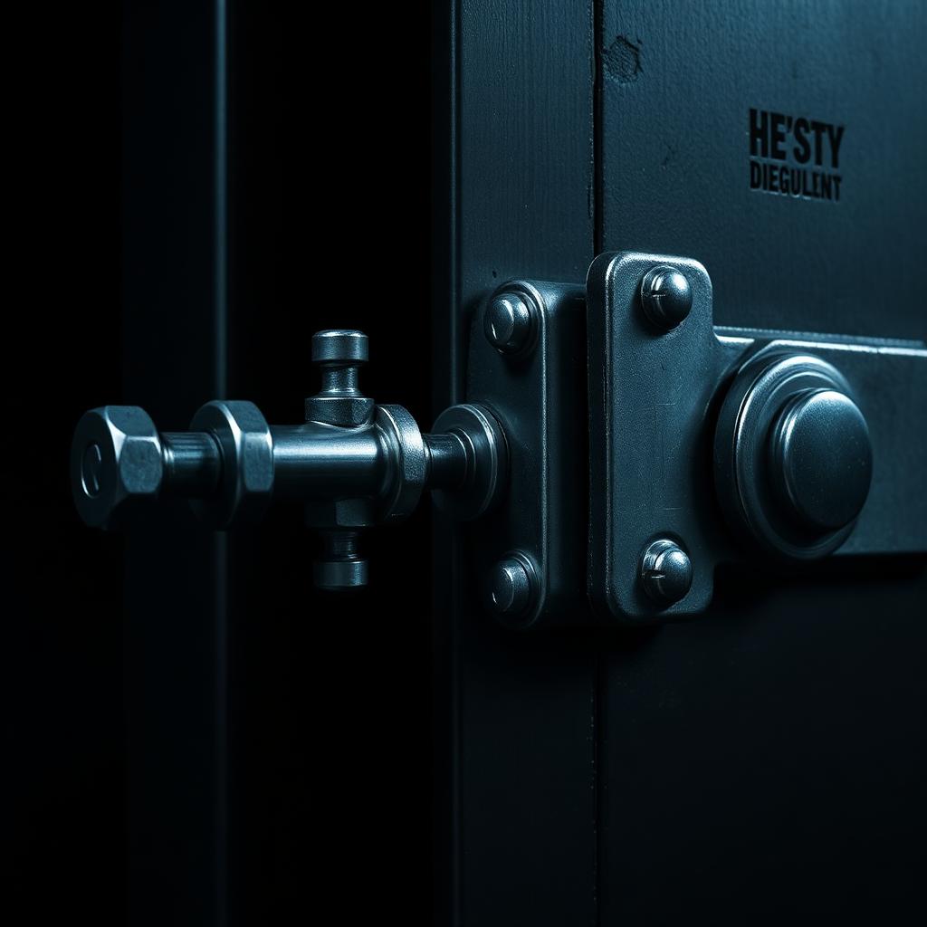 Détail du mécanisme multipoint d'une serrure carénée Tordjman ReeLax sur porte blindée